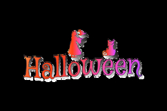 Halloween lettering typography art design Product Image 2