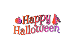 Halloween lettering typography art graphic Product Image 1