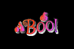 Halloween lettering typography art isolated Product Image 2