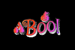 Halloween lettering typography art isolated Product Image 2
