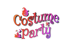 Halloween lettering typography art vector Product Image 1
