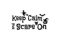 Halloween lettering typography black illustration graphic Product Image 1