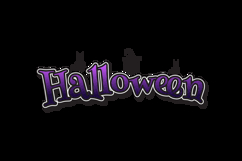 Halloween lettering typography creative design eps 10 Product Image 2