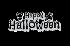 Halloween lettering typography printing design eps 10 Product Image 2