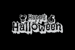 Halloween lettering typography printing design eps 10 Product Image 2