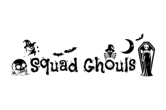 Halloween lettering typography quote art graphic Product Image 1