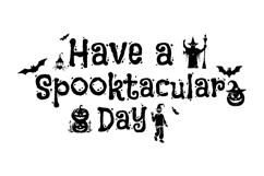 Halloween lettering typography quote art isolated Product Image 1