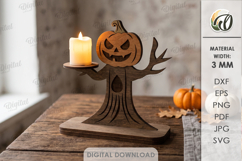 Halloween Light Stands Bundle Laser Cut. Candle Holder SVG Product Image 8