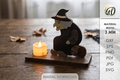 Halloween Light Stands Bundle Laser Cut. Candle Holder SVG Product Image 9