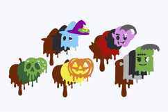 halloween lollipops Elements 3D SVG and Clipart Product Image 3