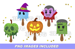 halloween lollipops Elements 3D SVG and Clipart Product Image 4