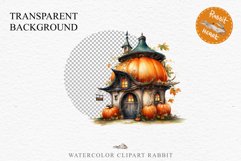 Halloween Magic Hut Pumpkin House Clipart Witch Fairy PNG Tale Image Watercolor Transparent Print illustration sublimation creepy printable digital watercolor Halloween Magic Hut Pumpkin House clipart, sublimation nursery, Creepy Witch, storefront