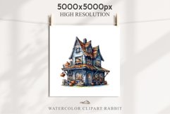 Halloween Magic Shop Storefront Clipart PNG Scrapbooking Art Tale Image Watercolor Transparent Print illustration sublimation creepy printable digital watercolor halloween bakery stand, Magic Shop clipart, sublimation nursery, Creepy Witch, storefront