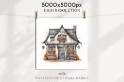 Halloween Magic Shop Storefront Clipart PNG Scrapbooking Art Tale Image Watercolor Transparent Print illustration sublimation creepy printable digital watercolor halloween bakery stand, Magic Shop clipart, sublimation nursery, Creepy Witch, storefront