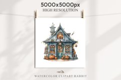 Halloween Magic Shop Storefront Clipart PNG Scrapbooking Art Tale Image Watercolor Transparent Print illustration sublimation creepy printable digital watercolor halloween bakery stand, Magic Shop clipart, sublimation nursery, Creepy Witch, storefront