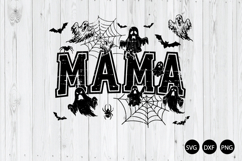 Halloween Mama SVG, Spooky Mama SVG, Mama SVG Product Image 1