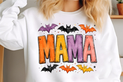Halloween Mama PNG, Spooky Mom Sublimation Design Product Image 3