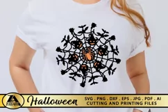 Halloween Mandala SVG PNG EPS DXF Halloween SVG for Cricut Product Image 2