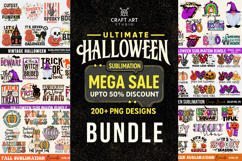 Ultimate Halloween Mega Sublimation Bundle - Halloween PNG Product Image 1