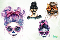 Halloween Messy Bun Product Image 1