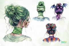 Halloween Messy Bun Product Image 1