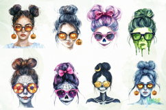 Halloween Messy Bun Png Bundle Product Image 8