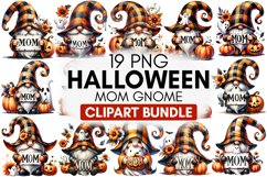 Halloween Gnome MOM Sublimation -Halloween Gnome Bundle Product Image 1