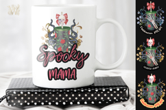 Momster PNG | Spooky Mama Clipart | Halloween Mom Design Product Image 3