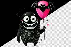 Halloween monster print 20 oz tumbler skinny mug wrap clipart t-shirt sublimation printable design