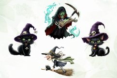 Halloween Monsters Sublimation Clipart Product Image 2