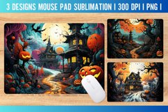 Halloween Mouse Pad Sublimation PNG I Mouse Pad Product Image 1