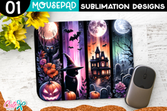  Halloween Mouse Pad Sublimation