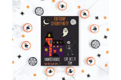 Halloween Color Doodles, Monsters, Pumpkin, Haunted House Product Image 7