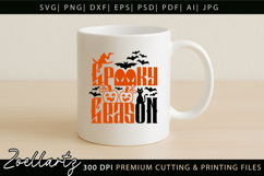 Spooky Season SVG for Cricut Halloween T-shirt Mug Design Product Image 4