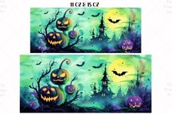 Halloween Mug Wrap Sublimation Designs, Halloween Tree Mug, Halloween Png