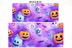 Halloween Mug Wrap Sublimation Designs, Halloween Tree Mug, Halloween Png
