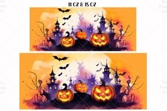 Halloween Mug Wrap Sublimation Designs, Halloween Tree Mug, Halloween Png