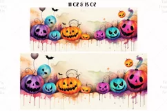 Halloween Mug Wrap Sublimation Designs, Halloween Tree Mug, Halloween Png