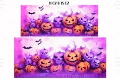 Halloween Mug Wrap Sublimation Designs, Halloween Tree Mug, Halloween Png