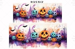 Halloween Mug Wrap Sublimation Designs, Halloween Tree Mug, Halloween Png