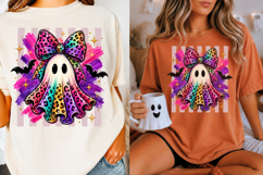 Halloween Neon Ghost Png, Trendy Neon Spooky Vibes Png Product Image 3