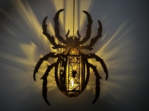Spider Lantern Set of 4 Halloween Lamp with Creepy Designs Product Image 8