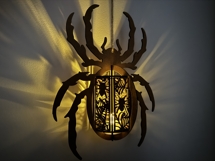 Spider Lantern Set of 4 Halloween Lamp with Creepy Designs Product Image 18