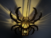 Spider Lantern Set of 4 Halloween Lamp with Creepy Designs Product Image 6