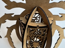 Spider Lantern Set of 4 Halloween Lamp with Creepy Designs Product Image 11