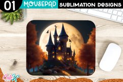 Halloween Night Mouse pad Sublimation Design PNG