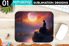 Halloween Night Mouse pad Sublimation Design PNG