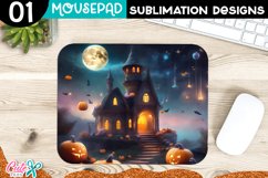 Halloween Night Mouse pad Sublimation Design PNG