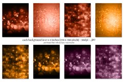 Halloween Digital Papers, Halloween One Bokeh Patterns Product Image 2