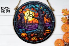 Halloween Sublimation Design / Round Sign Sublimation Png Product Image 1
